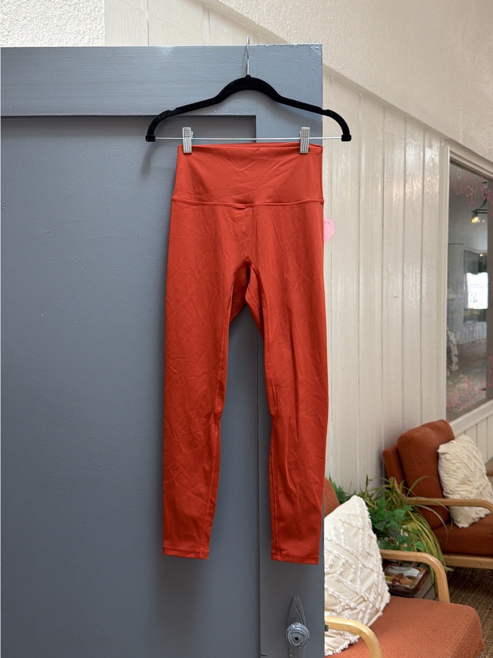 Lululemon leggings size small medium retail $128 High-Waist Rust Leggings